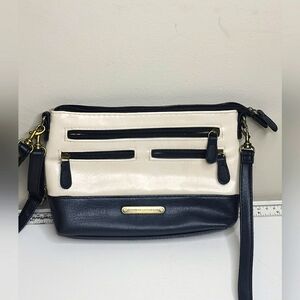 Stone Mountain Crossbody Cream White Black Purse